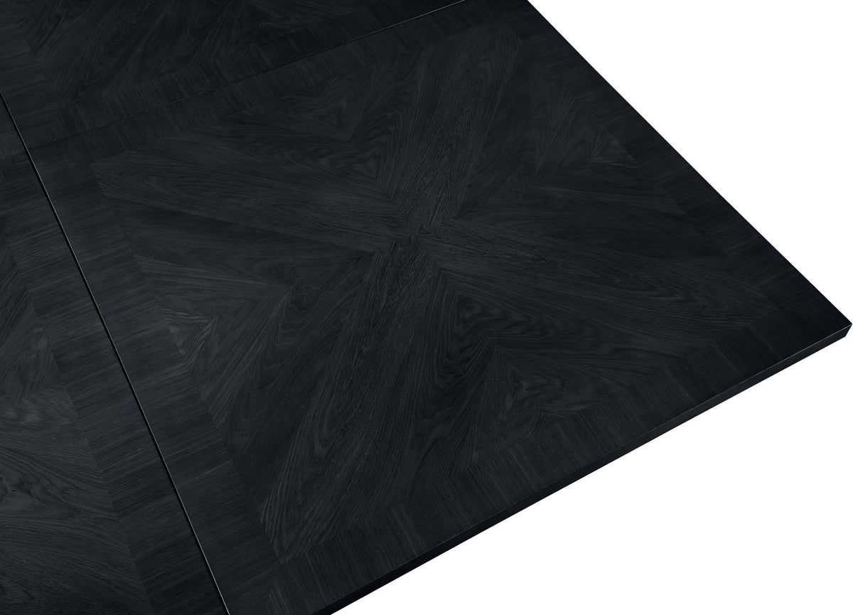Belinda - Wood Mid-Century Modern Modular Dining Table - Black