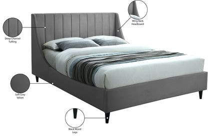 Eva - Velvet Bed