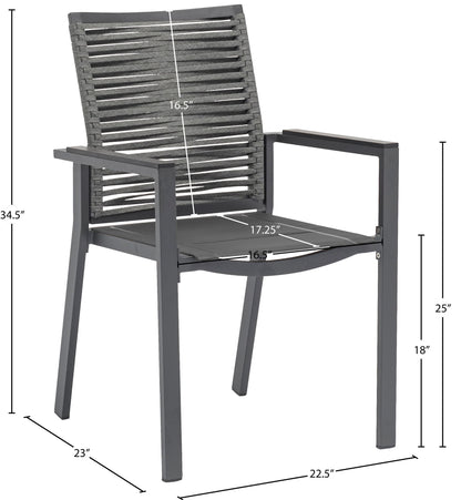 Maldives - Rope Outdoor Patio Dining Arm Chair (Set of 2)