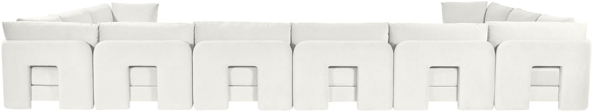 Hammond - Velvet Performance Fabric Upholstered 10 Piece Sectional