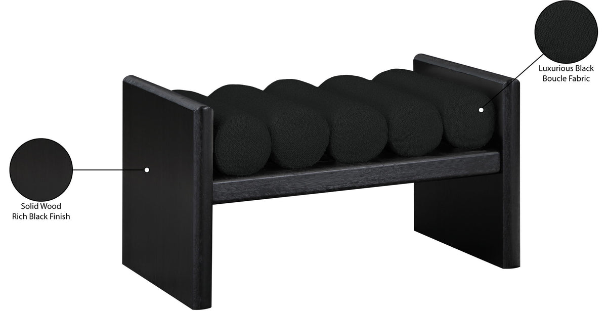 Waverly - Bench With Black Frame