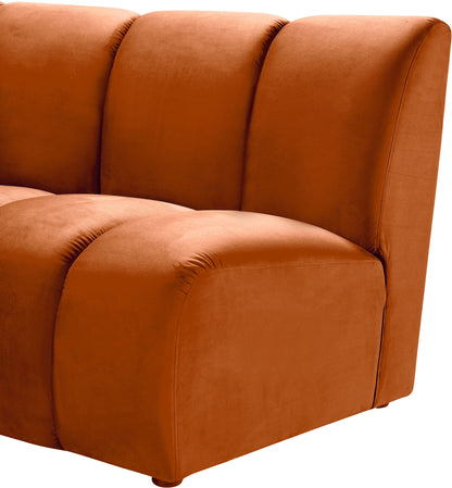 Infinity - 4 Piece Velvet Modular Sectional