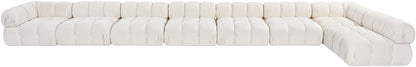Orin - Velvet Performance Fabric Upholstered 8 Piece L-Shaped Sectional