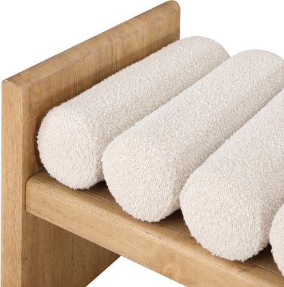 Waverly - Bench With Natural Frame