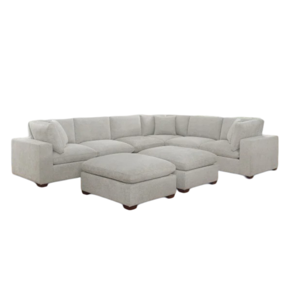 THOMASVILLE LOWELL FABRIC MODULAR SECTIONAL