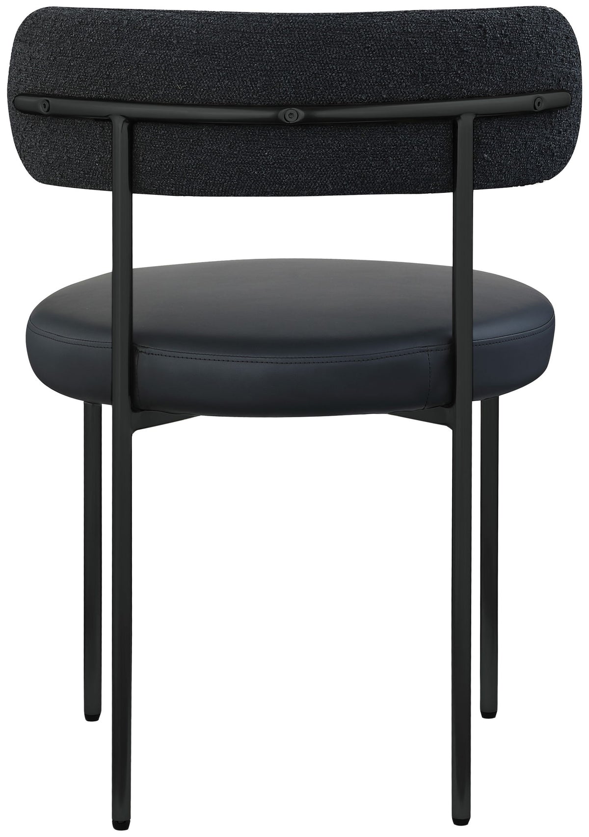 Beacon - Faux Leather Dining Chair With Black Legs (Set of 2)