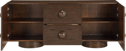 Bubble - Rubberwood with Oak Veneer Sideboard / Buffet
