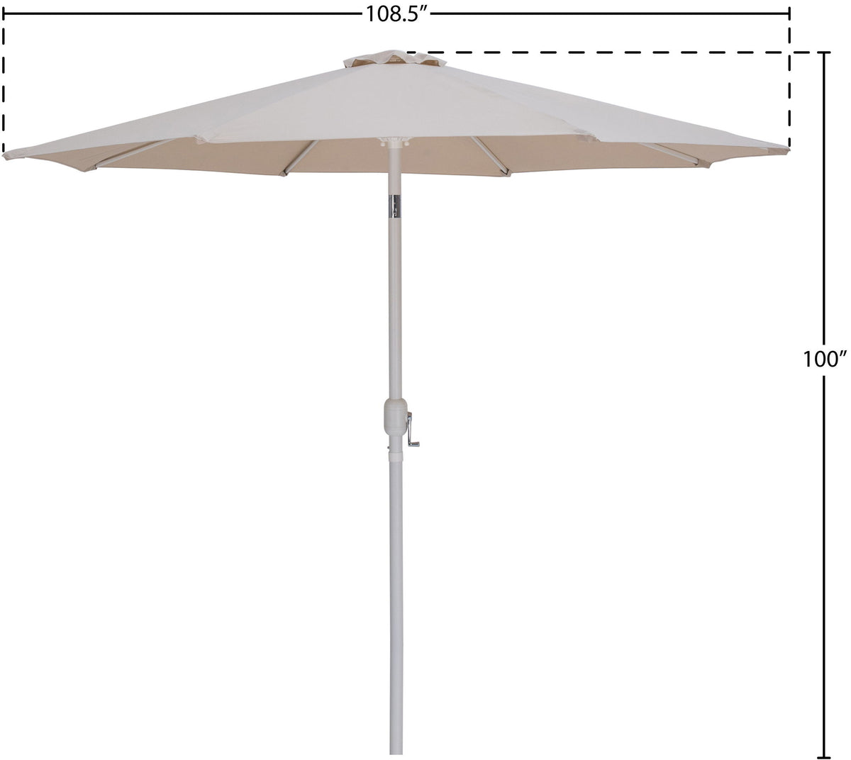 Fiji - Patio Umbrella With White Pole