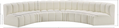 Arc - Faux Leather 6 Piece U-Shaped Modular Sofa