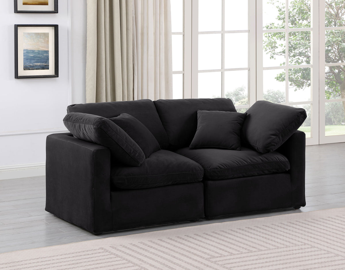 Indulge - Velvet 2 Seat Modular Sofa