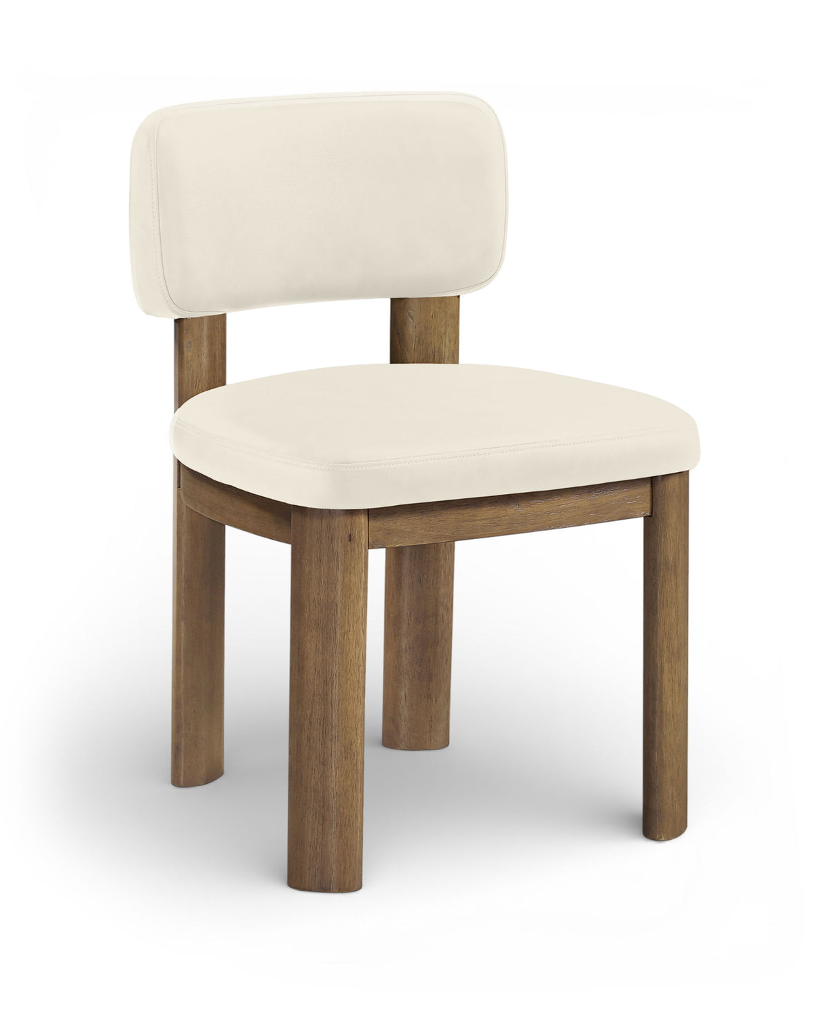 Paloma - Vegan Leather Upholstered Dining Chair (Set of 2) - Brown Frame