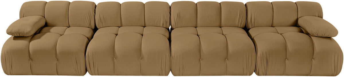 Orin - Velvet 4 Piece Modular Sofa