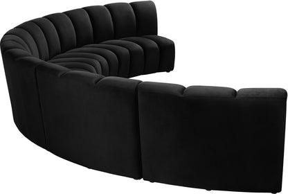 Infinity - 5 Piece Velvet Modular Sectional