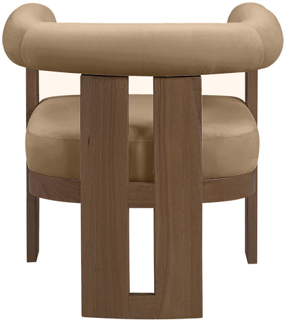 Arienzo - Performance Fabric Upholstered Accent Chair - Walnut Base