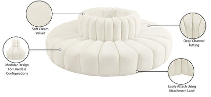 Arc - Velvet 8 Piece Round Modular Sofa
