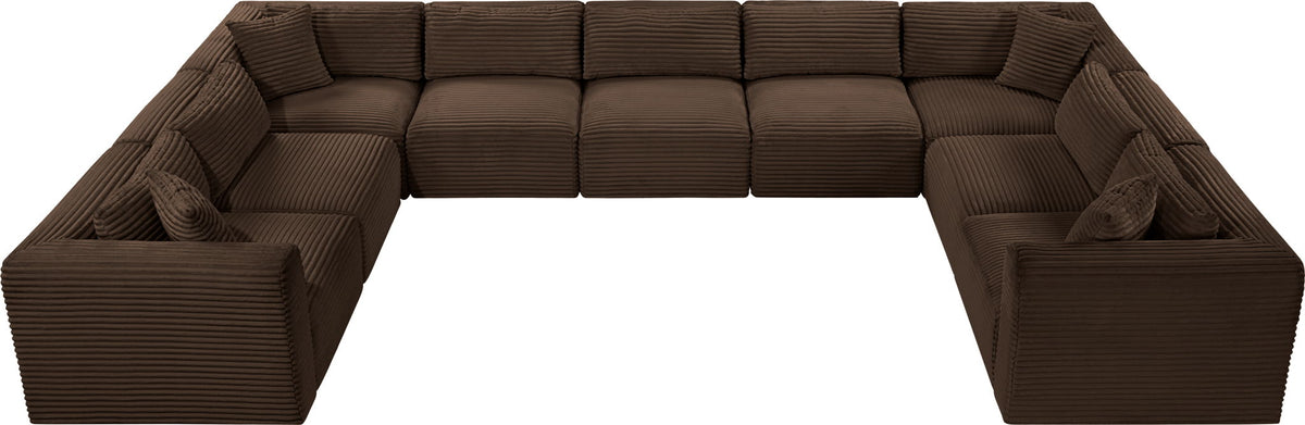 Shaggy - 9 Piece Modular U-Shaped Sectional