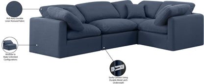 Indulge - Linen 4 Piece Modular Corner Sectional