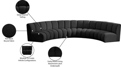 Infinity - 5 Piece Boucle Modular Sectional