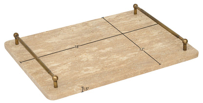Nathan - Travertine Tray