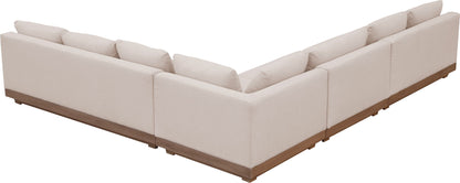 Solace - Olefin Performance Fabric 4 Piece Outdoor Patio Modular Sectional