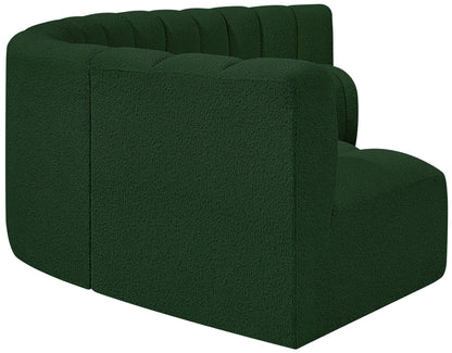 Arc - Boucle Fabric 6 Piece U-Shaped Modular Sofa