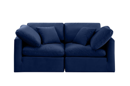 Indulge - Velvet 2 Seat Modular Sofa