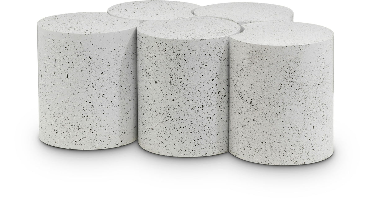 Dimple - 5 Piece Modular Coffee Table - Terazzo Finish