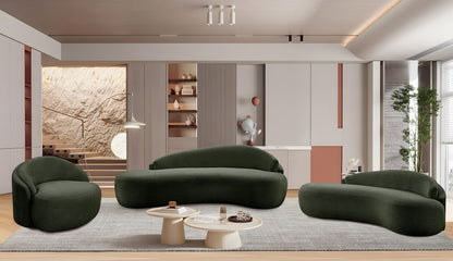 Caspian - Chenille Fabric Upholstered Sofa