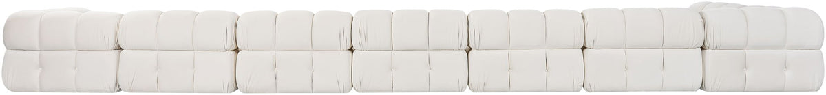 Orin - Velvet Performance Fabric Upholstered 8 Piece L-Shaped Sectional