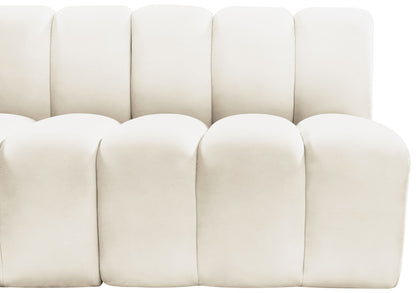 Arc - Velvet 4 Piece U-Shaped Modular Sofa