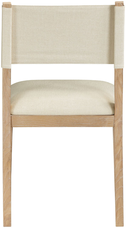 Avon - Linen Textured Performance Fabric Upholstered Dining Side Chair (Set of 2)