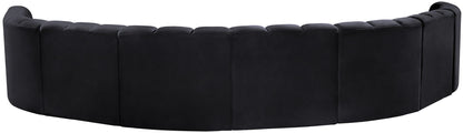 Arc - Velvet 8 Piece U-Shaped Modular Sofa