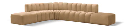 Arc - Velvet 7 Piece Corner Modular Sofa