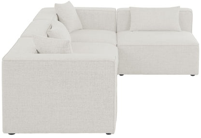 Cube - Linen 4 Piece Modular Corner Sectional