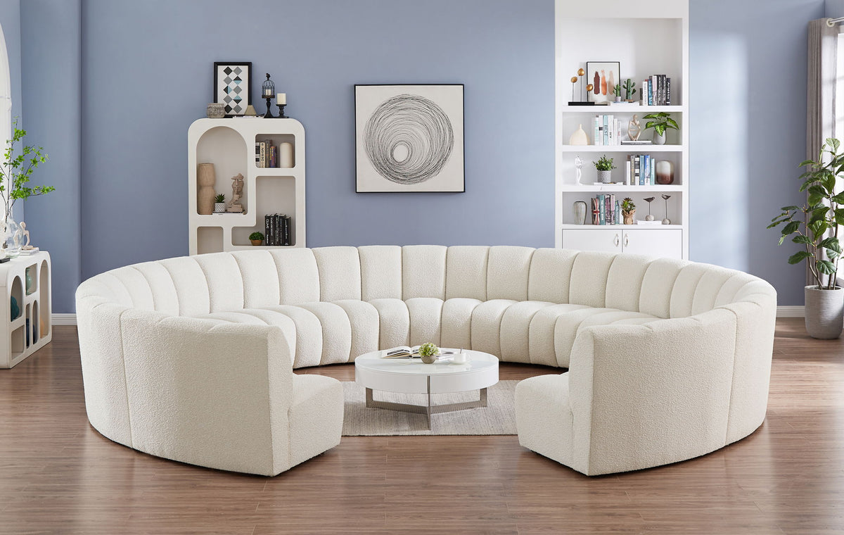 Infinity - 11 Piece Boucle Modular Sectional