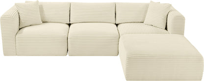 Shaggy - 4 Piece Modular Sectional