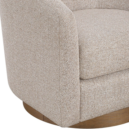 Modra - Performance Fabric Upholstered Swivel Accent Chair