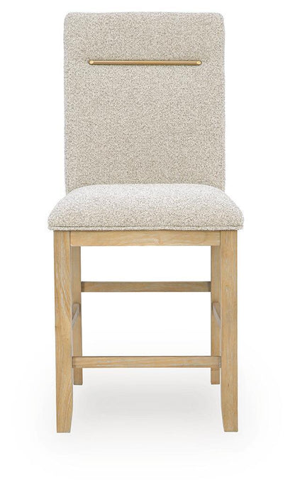 Lasinger - 5 Pc. - Counter Height Dining Table And 4 Barstools - Light Brown