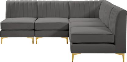 Alina - 5 Piece Armless Sectional