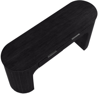 Astrid - Solid Wood And Oak Veneer Desk