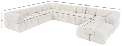 Orin - 7 Piece Modular Sectional (3 Modular Chairs, 3 Corner Chairs & Ottoman)
