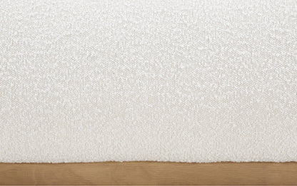 Vaughn - Boucle Bed With Natural Base