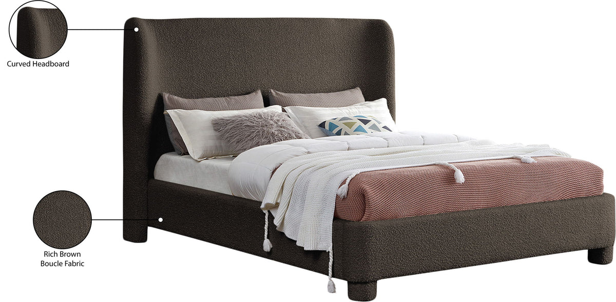 Penny - Boucle Fabric Bed