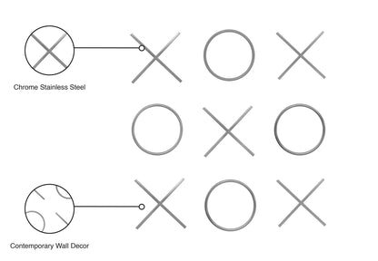XOXO - Steel Wall Decor