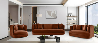Alder - Loveseat - Cognac