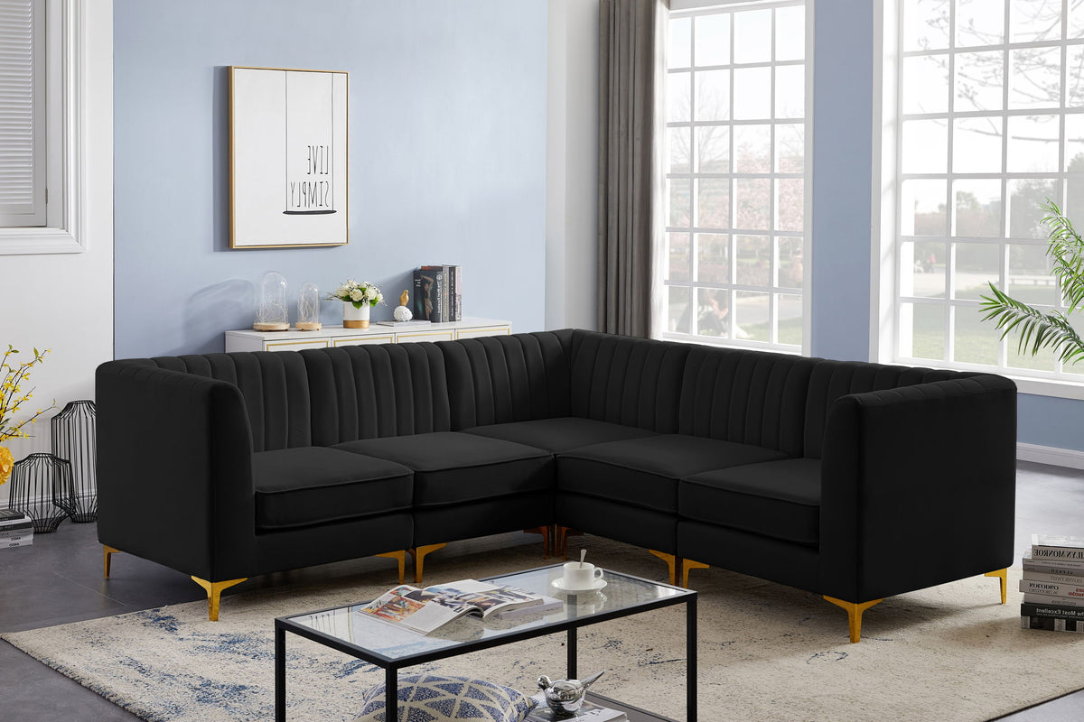 Alina - 5 Piece Modular Corner Sectional
