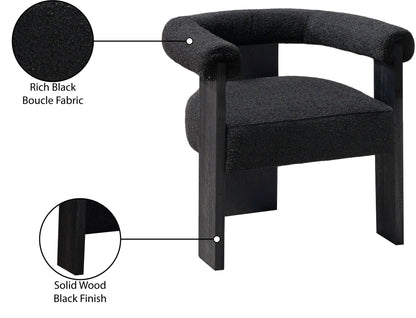 Barrel - Dining Chair - Black Legs
