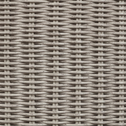 Sandbay - Olefin Water Resistant Fabric And Wicker Outdoor Patio Lounge Chair