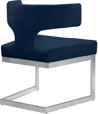 Alexandra - Dining Chair with Chrome Legs
