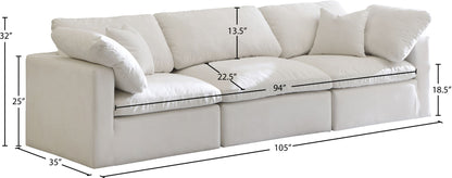 Plush - Modular 3 Seat Sofa